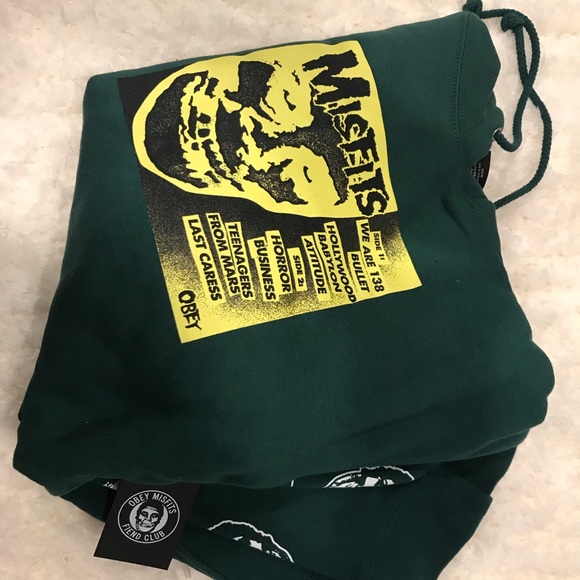 NWT Obey Misfits Hoodie - Picture 5 of 5